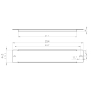 ZAŚLEPKA DO SZAFY RACK E-RP10-1U-B STALFLEX