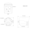 KAMERA WYBUCHOODPORNA IP ECA3A1404-HNR-XB-316 WizMind - 4 Mpx 2.7 ... 13.5 mm - MOTOZOOM DAHUA