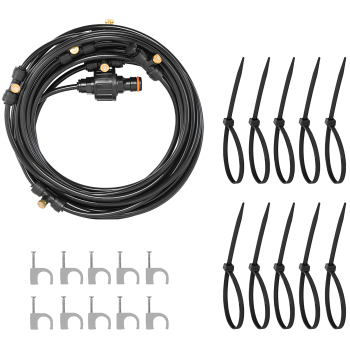 OGRODOWA MGIEŁKA WODNA ECO-Z1008 BLACK LINE 8 m BRADAS