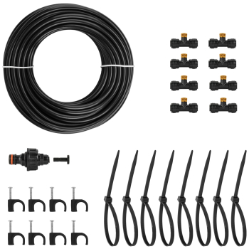 OGRODOWA MGIEŁKA WODNA ECO-Z1015 BLACK LINE 15 m BRADAS