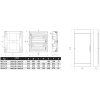 ROZDZIELNICA NATYNKOWA 24-MODUŁOWA ELEGANT-TWIN-2X12/NT/W/EPN Elektro-Plast