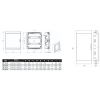 ROZDZIELNICA PODTYNKOWA 24-MODUŁOWA ELEGANT-TWIN-2X12/PT/W/EPN Elektro-Plast