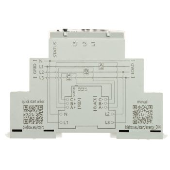 INTELIGENTNY LICZNIK ENERGII ELEKTRYCZNEJ ENERGYMETER-DIN/BLEBOX Wi-Fi,