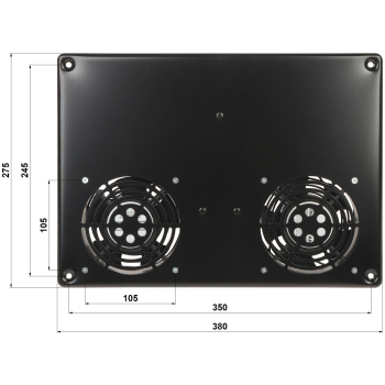 PANEL WENTYLATORÓW EPRADO-A19-2W DO SZAFY RACK EPRADO