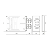 EXTENDER ETHERNET+PoE EXT-POEG4H W OBUDOWIE HERMETYCZNEJ PULSAR
