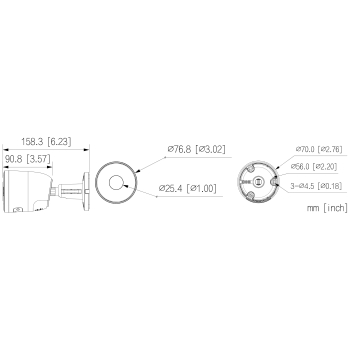 KAMERA IP F3D-IL-0280B Wi-Fi 6, Smart Dual Light - 3 Mpx 2.8 mm DAHUA