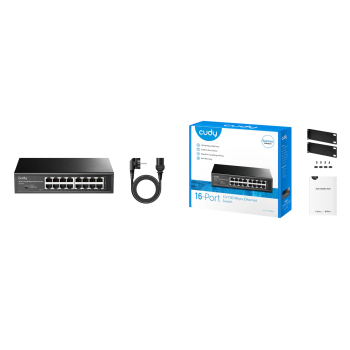 SWITCH   FS1016 16-PORTOWY CUDY