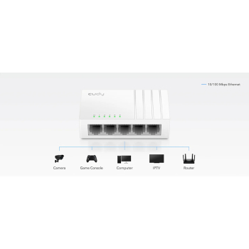 SWITCH   FS105D 5-PORTOWY CUDY