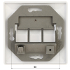 GNIAZDO MODULARNE KEYSTONE FX-SX9-3