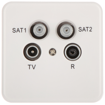 GNIAZDO KOŃCOWE GAR-SAT/2F-SIG R-TV SAT