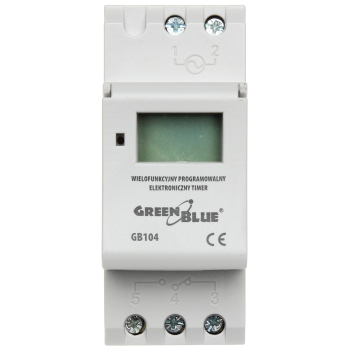 PROGRAMOWALNY ELEKTRONICZNY PRZEŁĄCZNIK CZASOWY GB-104