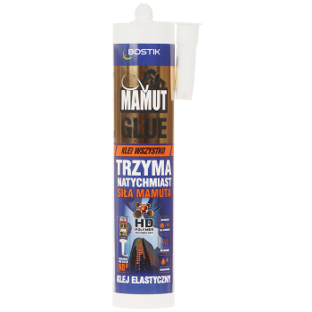 UNIWERSALNY KLEJ MONTAŻOWY GLUE-U290/MAMUT KARTUSZ 290 ml BOSTIK