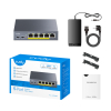 SWITCH POE GS1005P 4-PORTOWY CUDY
