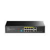 SWITCH POE GS1010PS2 8-PORTOWY + 2X UPLINK + 2X SFP CUDY