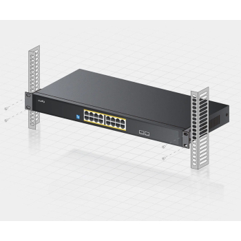 SWITCH POE GS1020PS2 16-PORTOWY SFP CUDY