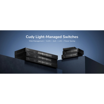 SWITCH   GS1024E 24-PORTOWY CUDY