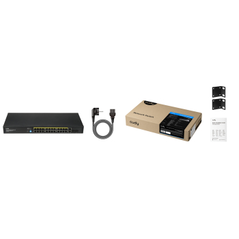 SWITCH POE GS1026PS2 24-PORTOWY + 2X UPLINK + 2X SFP CUDY