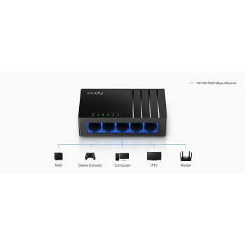 SWITCH   GS105D 5-PORTOWY CUDY