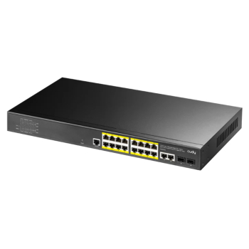 SWITCH POE GS2018PS2-200W 16-PORTOWY SFP CUDY