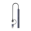 HUB USB 2.0 / 3.0 H1209AGY01 15 cm UNITEK