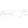 KAMERA WANDALOODPORNA AHD, HD-CVI, HD-TVI, PAL HAC-HDBW1200EA-0280B-S6 - 1080p 2.8 mm DAHUA