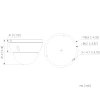 KAMERA WANDALOODPORNA AHD, HD-CVI, HD-TVI, PAL HAC-HDBW2501E-0280B-S2 - 5 Mpx 2.8 mm DAHUA