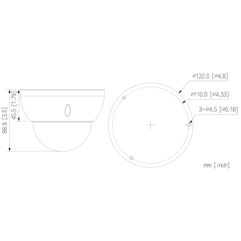 KAMERA WANDALOODPORNA AHD, HD-CVI, HD-TVI, PAL HAC-HDBW2501R-Z-27135-S2 - 5 Mpx 2.7 ... 13.5 mm - MOTOZOOM DAHUA