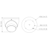 KAMERA AHD, HD-CVI, HD-TVI, PAL HAC-HDW1200T-IL-A-0280B-S6 - 1080p 2.8 mm DAHUA