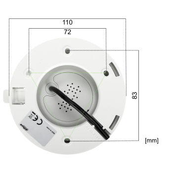 KAMERA AHD, HD-CVI, HD-TVI, PAL HAC-HDW1200TQ-IL-T-0280B-DIP Smart Dual Light Two-way Talk - 1080p 2.8 mm DAHUA