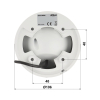 KAMERA AHD, HD-CVI, HD-TVI, CVBS HAC-HDW1239T-A-LED-0280B-S3 Full-Color - 1080p 2.8 mm DAHUA