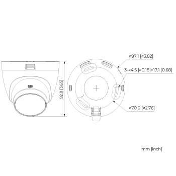 KAMERA AHD, HD-CVI, HD-TVI, PAL HAC-HDW1500TRQ-A-0280B-S3-DIP - 5 Mpx 2.8 mm DAHUA