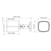 KAMERA AHD, HD-CVI, HD-TVI, PAL HAC-HFW1231TLM-I6-A-0360B - 1080p 3.6 mm DAHUA