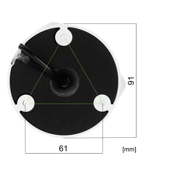 KAMERA AHD, HD-CVI, HD-TVI, CVBS HAC-HFW1239MH-A-LED-0360B-S3 Full-Color - 1080p 3.6 mm DAHUA