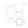 KAMERA AHD, HD-CVI, HD-TVI, PAL HAC-HFW1500TLM-0280B-S3-DIP - 5 Mpx 2.8 mm DAHUA