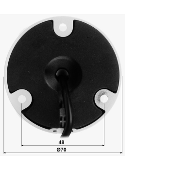 KAMERA AHD, HD-CVI, HD-TVI, PAL HAC-HFW1500TLM-0280B-S3-DIP - 5 Mpx 2.8 mm DAHUA