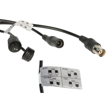 KAMERA AHD, HD-CVI, HD-TVI, PAL HAC-HFW1500TLM-IL-A-0280B-S3-DIP-BLACK - 5 Mpx 2.8 mm DAHUA