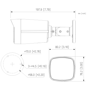 KAMERA AHD, HD-CVI, HD-TVI, PAL HAC-HFW1500TLM-IL-T-0280B-DIP Smart Dual Light Two-way Talk - 5 Mpx 2.8 mm DAHUA
