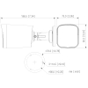 KAMERA AHD, HD-CVI, HD-TVI, PAL HAC-HFW1549X-IL-A-PRO-0280B-DIP WizColor - 5 Mpx 2.8 mm DAHUA