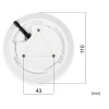 KAMERA AHD, HD-CVI, HD-TVI, PAL OBROTOWA ZEWNĘTRZNA HAC-PT1200B-IL-A-E2Z-2860 Smart Dual Light - 1080p 2.8 mm / 6.0 mm DAHUA