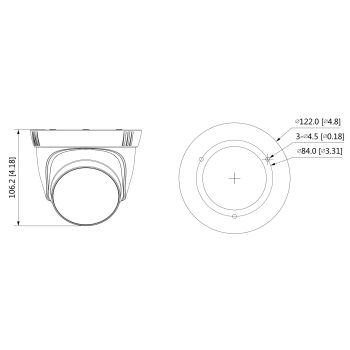 KAMERA AHD, HD-CVI, HD-TVI, PAL HAC-T3A21-Z-2712 - 1080p 2.7 ... 12 mm - MOTOZOOM DAHUA