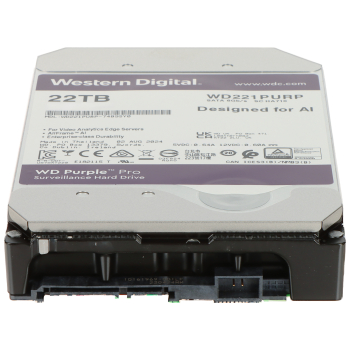 DYSK DO REJESTRATORA HDD-WD221PURP 22TB 24/7 WESTERN DIGITAL