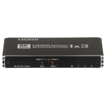 ROZGAŁĘŹNIK HDMI-SP-1/3-2.1 PAWONIK