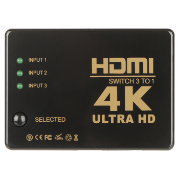 PRZEŁĄCZNIK HDMI-SW-3/1-IR-4K