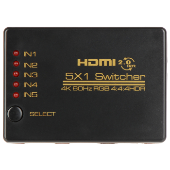 PRZEŁĄCZNIK HDMI-SW-5/1P
