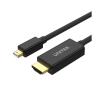 ADAPTER HDMI-W/DP-MINI-W-2M HDMI, Mini DisplayPort - 4K UHD UNITEK