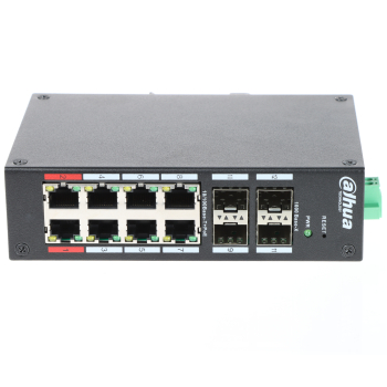 SWITCH POE HS4412-8ET-120 8-PORTOWY + 4 x SFP DAHUA