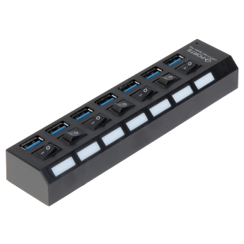 HUB USB 3.0 HUB-USB3.0-1/7 55 cm