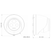 HYBRYDOWA KAMERA TERMOWIZYJNA IP HY-FT431LDP-TD1F4-MB 1.2 mm, 4 Mpx 4.0 mm WISUALARM