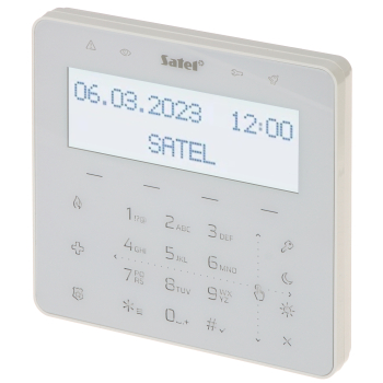 KLAWIATURA SENSORYCZNA DO CENTRALI ALARMOWEJ INT-KSG2R-W SATEL