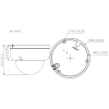 KAMERA WANDALOODPORNA IP IPC-HDBW1439E1-A-IL-0280B-S6 Smart Dual Light - 4 Mpx 2.8 mm DAHUA